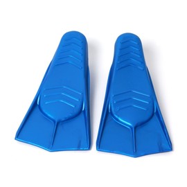 ZAOSU Unisex Training Fins Short Fins for Adults and Children for Swimming Training, Size: 41/42, Colour: Blue