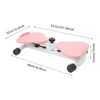 Waist Twister Machine, Ab Twist Board with 220 lbs Weight