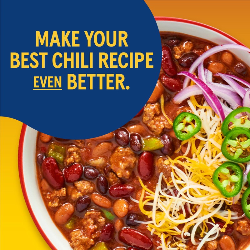 BUSH'S BEST 16 oz Canned Spicy Dark Red Chili Beans,