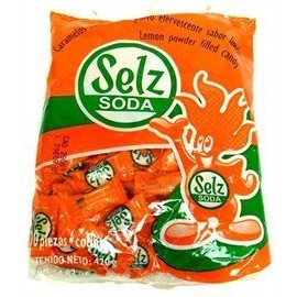 Selz Soda Lemon Powder Filled Hard Candy 14.82 Oz by Bocati