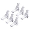 sourcing map Pack of 6 shelf brackets fridge kit support
