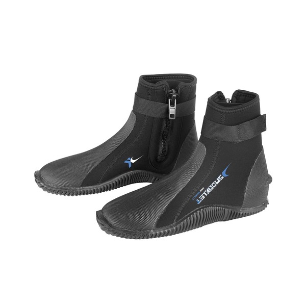 JSNORKLET Dive Boots, 3mm Neoprene Wetsuit Booties with Anti-Slip Sole