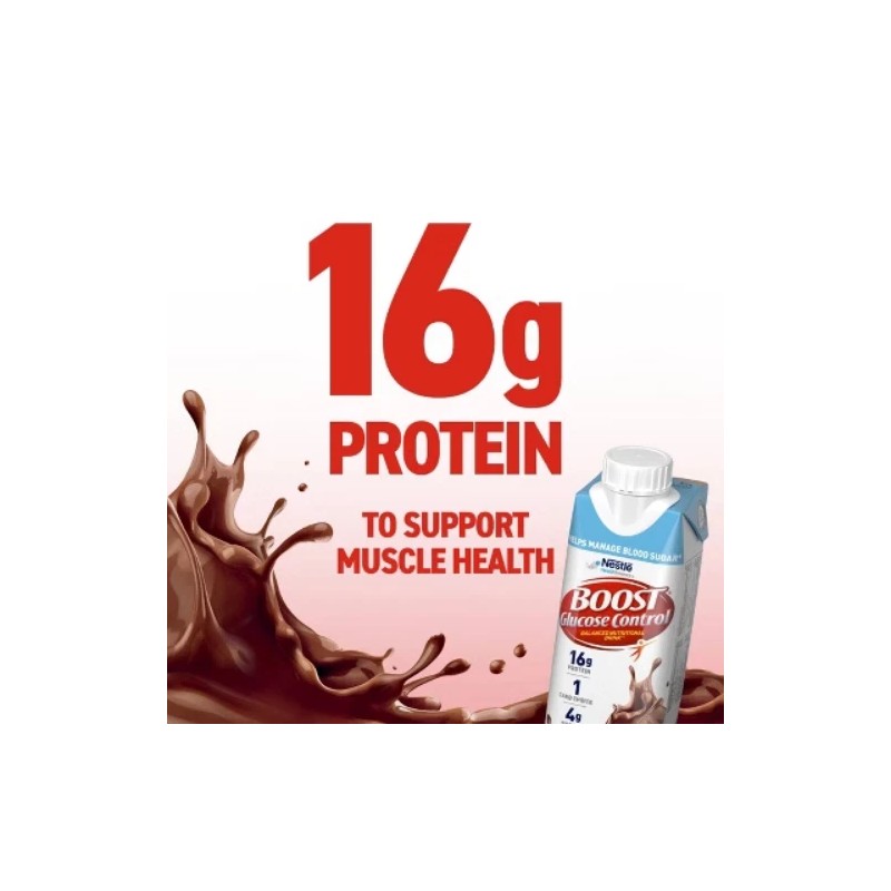 Boost Glucose Control Nutritional Shakes - Rich Chocolate - 8