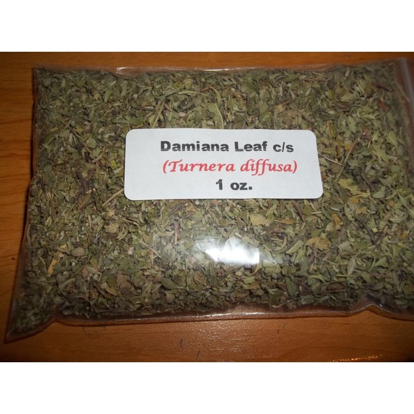 Damiana Leaf 1 oz. Damiana Leaf c/s (Turnera diffusa) 
