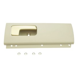 Rear Right Interior Door Handle Beige & Gold Passenger Side Compatible with 2003-2011 Lincoln Town Car