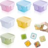 BGOBTY Food Storage Containers with Lid, Small, 6 Pieces Food