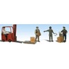 Workers W/Forklift HO Scale Woodland Scenics
