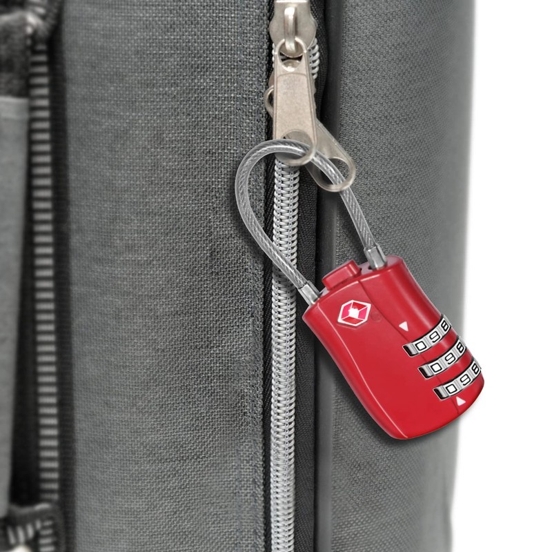 TSA Approved Luggage Combination Locks,T Tersely 2 Pack Travel Suitcase