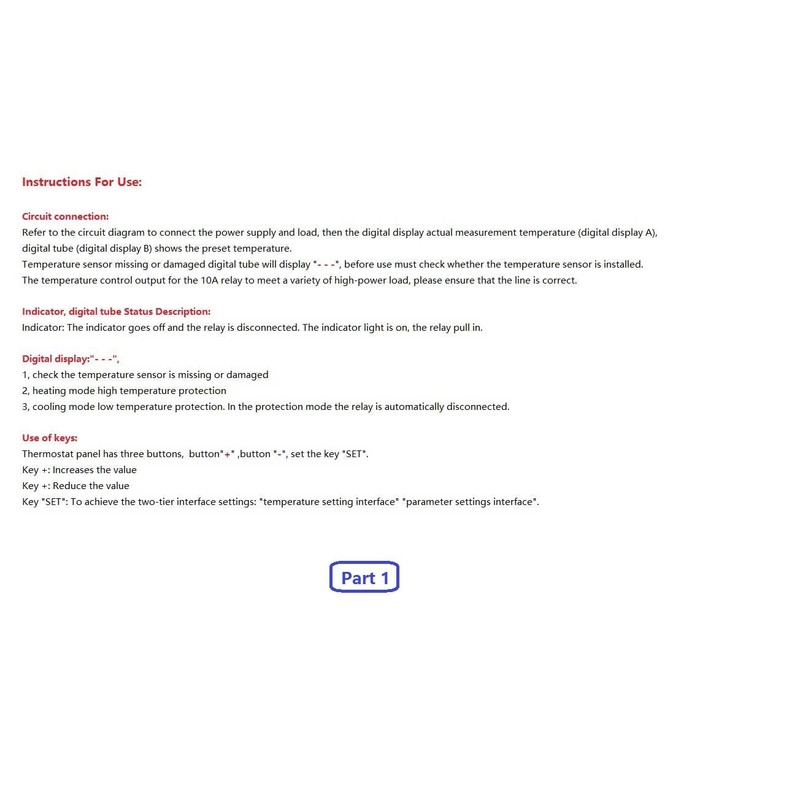 LM YN DC 12V Digital Thermostat Module -58℉ to 257℉