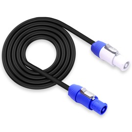 PowerCon Power Cable AC PowerCon Input to PowerCon Output 20A 3-Pin Power Extension Cable 12AWG for LED Screen Stage Light Audio Video Equipment and More (2Meters)