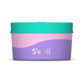 S'well Stainless Steel Food Canister, 10oz, Pastel Paradise, Single Walled Durable Construction, BPA Free, Dishwasher Safe
