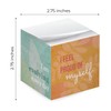 Positive Affirmations Zen Sticky Note Cube / 600 Sheets /