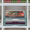 Acrimet Stackable Letter Tray 3 Tier Side Load, Plastic, Desktop