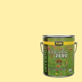 Rodda Paint CASCADIA ZERO Interior Satin Paint & Primer in One, 1-Gallon, Yellow Tail