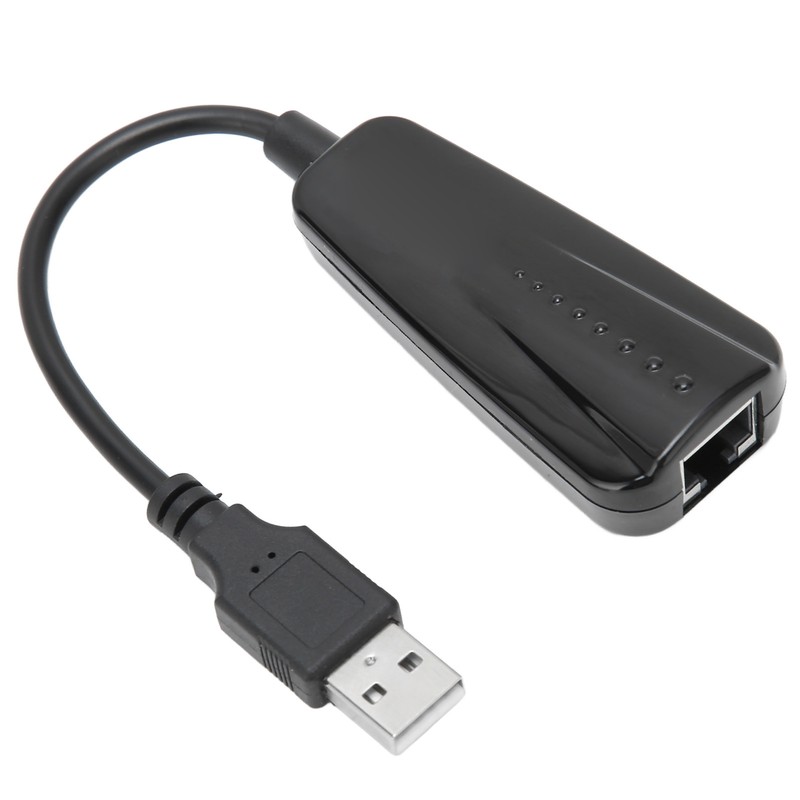 USB to Ethernet Adapter USB 2.0 to 10/100Mbps Pluggable LAN