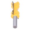 Chair Rail Molding Router Bit Carbon Steel Alloy Crown Shape