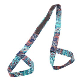 Yoga Mat Strap Adjustable Yoga Mat Carry Back Padding Elastic Belt Fitness Stretch Pilates Holder Exercises Aerobics Outdoor Sports Mats Multi-Purpose Non-Slip Shoulder Carrier for All Mat Sizes