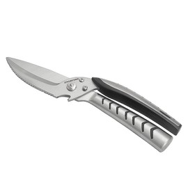 SAMFUNG Kitchen Poultry Shears, Anti-Slip Handle and Safety Lock, Poultry Scissors for Meat, Chicken, Bone, Turkey, Fish Vegetable Cutting (Stainless Steel Handle)