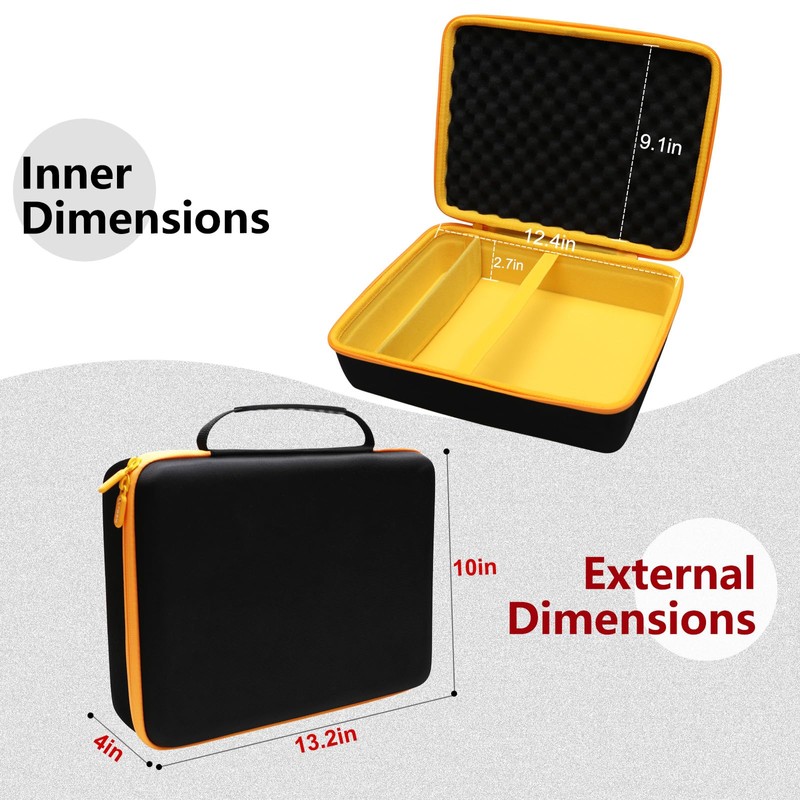 LTGEM Case Compatible with DCF630B/DCF6202/DCF622B 20V Max Drywall Screwgun(Inside: 12.2"x9"x3.5),