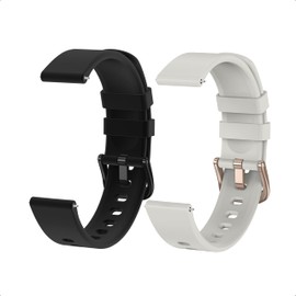 Runlio T115 Fitness Tracker, 1.47 Inch Touchscreen Smartwatch Replacement Bands, Adjustable Replacement Straps Fitness Tracker NOT for ID115Plus HR, ID115U, ID115UHR (Black Grey)