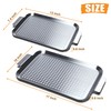 COOK TIME Grill Pan Set of 2, BBQ Grill Topper