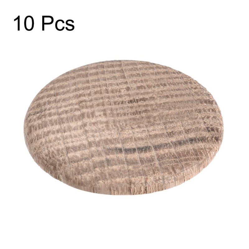 uxcell Wood Button Plugs 1 Inch Oak Hardwood Screw Hole