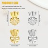 Earring Lifters, 3 Pairs Adjustable Hypoallergenic Earring Backs for Droopy