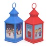 Peanuts Christmas Holiday Flamless LED Tabletop Lanterns, 9.5 Inch, Set