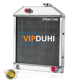 VIPDUHI Radiator Aluminum Compatible with Ford 2000 2600 3000 3400 3500 3600 2100 2120 2300 2310 2610 2810 2910 3610 3900 3910 4000 4100 4110 4140 4400 4600 4610 Tractor, 3 Row C7NN8005H Radiator