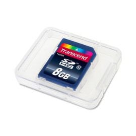 Transcend 8 GB Class 10 SDHC Flash Memory Card Up to 30MB/s (TS8GSDHC10E)