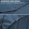 G4Free 46 Inch Windproof Foldable Travel Umbrellas Double Canopy with