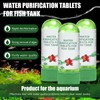 Fish Tank Water Purification Tablets, Powerful Aquarium Purification Tablet for