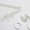 Minimalist Knuckle Rings Set 1.2MM Thin Line Stackable Stacking Midi