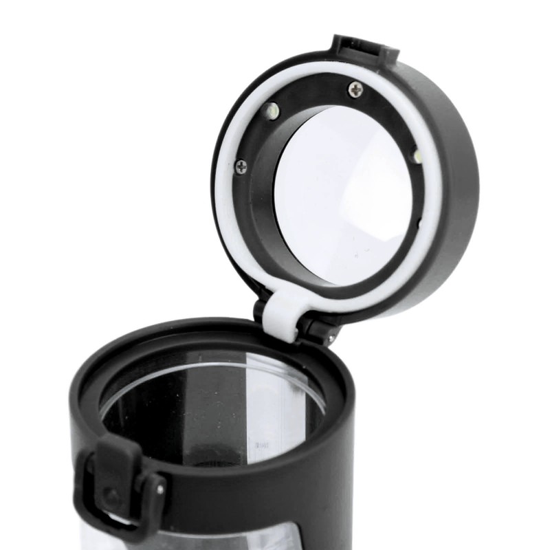 Magnifying Jar Portable Rechargeable Keep Humidity Mini Air Tight Storage