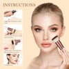 AUAUY Foundation Makeup Brush, High-Density Flat Top Kabuki Makeup Brush,