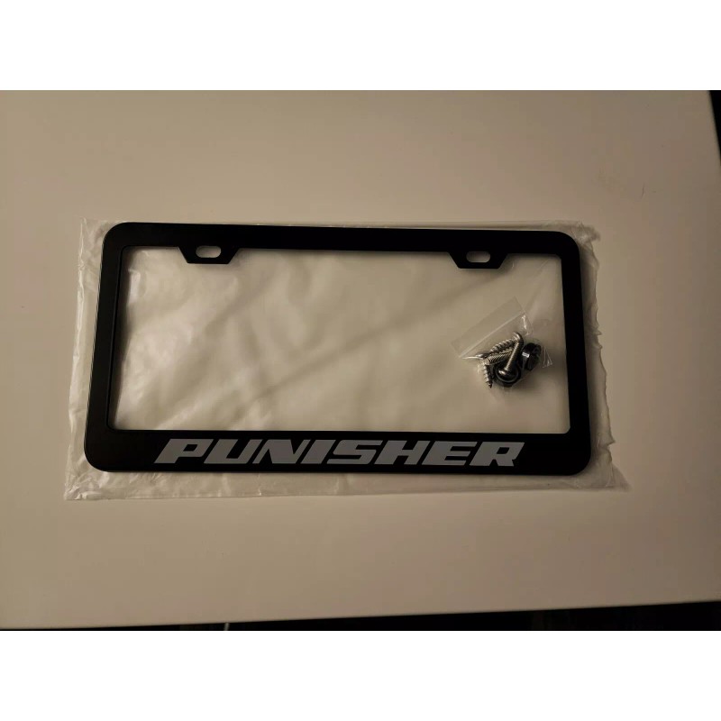 Car Plate Frames Premium Punisher Name License Plate Frame Stainless