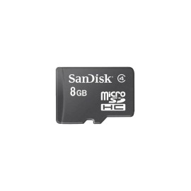 SanDisk 8GB microSDHC Memory Card Fast Transfer Reliable Data Backup Black