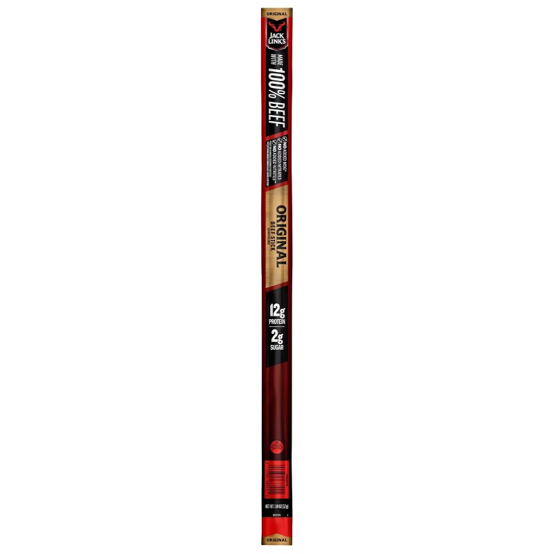 Jack Link's Original Beef Sticks, 1.84 oz, Protein-Rich Snack, 24