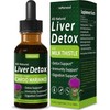 Milk Thistle Liver Detox Drops, Cardo Mariano (con Silimarina) y