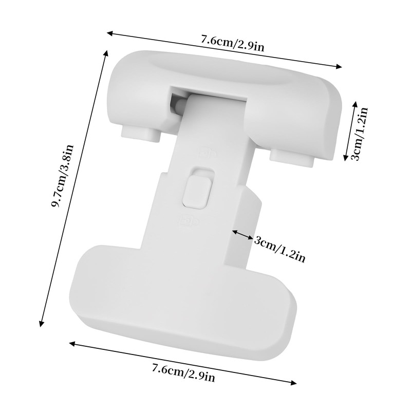 YCT Baby Proof Fridge Lock, Refrigerator Fridge Freezer Door Latch