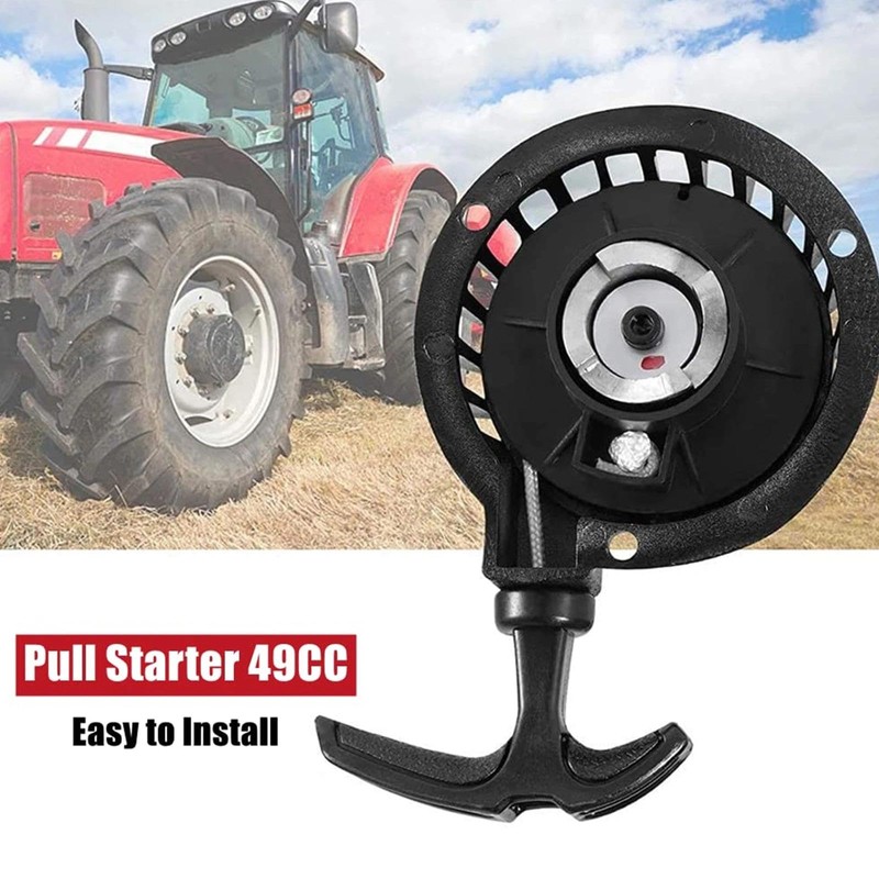 JYTDBCS Mini Moto Pull Start Pull Starter 49CC Mini Alloy