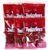 Twizzlers Cherry Nibs Peg Bag, 6 Oz (Pack of 6)