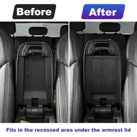 SDPVorn Armrest Lid Hidden Box for Ford Bronco Sport 2021-2024 Center Console Organizer Secret Compartment Interior Accessories