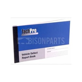 Bison Parts 100205 TachPro Tachograph Vehicle Defect Report Pad 25 Pages