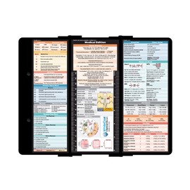 Whitecoat Clipboard® Trifold - Black Medical Edition