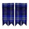 AAR Tartans Kilt Flashes with Heavy Buckle Elastic Adjusters Fit