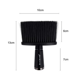 Blackomb Hairdressing Brush Hair Brush Neck Brush Barber Brush Neck Brush Salon Accessories - Black