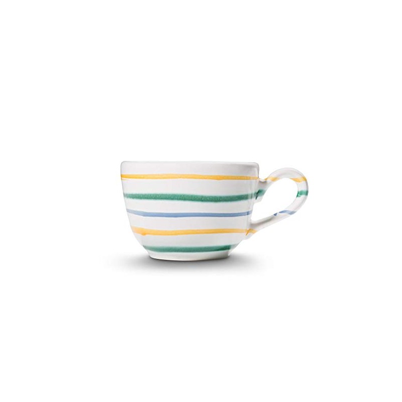 GMUNDNER KERAMIK Coffee Cup Smooth Capacity 0.19 Litres Colourful Flamed