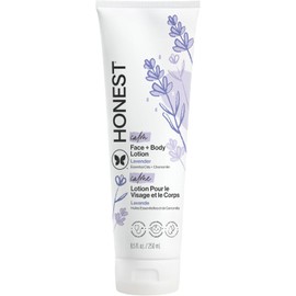Honest Calming Lavender Hypoallergenic Face And Body Lotion With Naturally Derived Botanicals, Dreamy Lavender, 8.5 Fluid Ounce