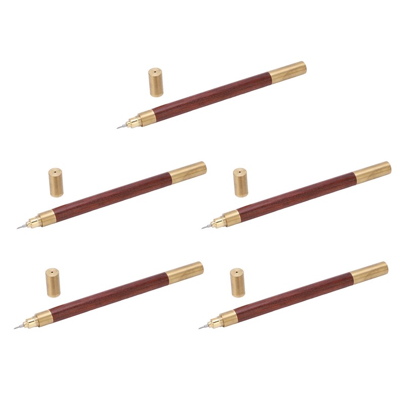 5PCS Portable Scriber Pen Carbide Tip Woodworking Pen for Marking